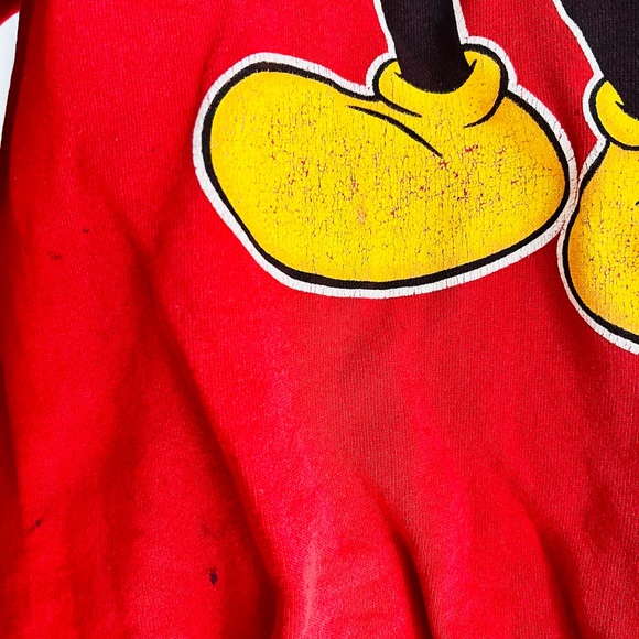 90’s Mickey and Minnie Disney Sweatshirt XL - Picture 3 of 5